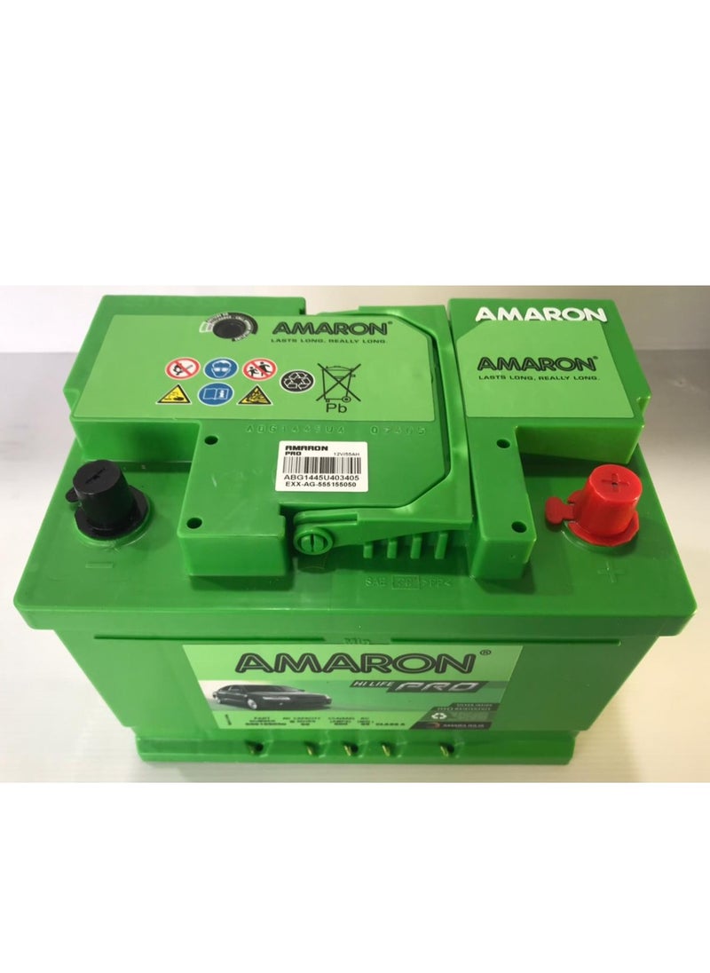 Amaron - Car Battery 12V 55Ah DIN55L-MF - Image 1