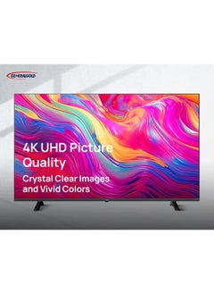 جينيرال جولد تلفزيون ذكي من General Gold بقياس 75 بوصة، بدقة 4K UHD، بنظام WebOS Hub، تصميم بدون إطار، تحكّم صوتي، بلوتوث، ويدعم Netflix وYouTube وPrime Video  - Image 4