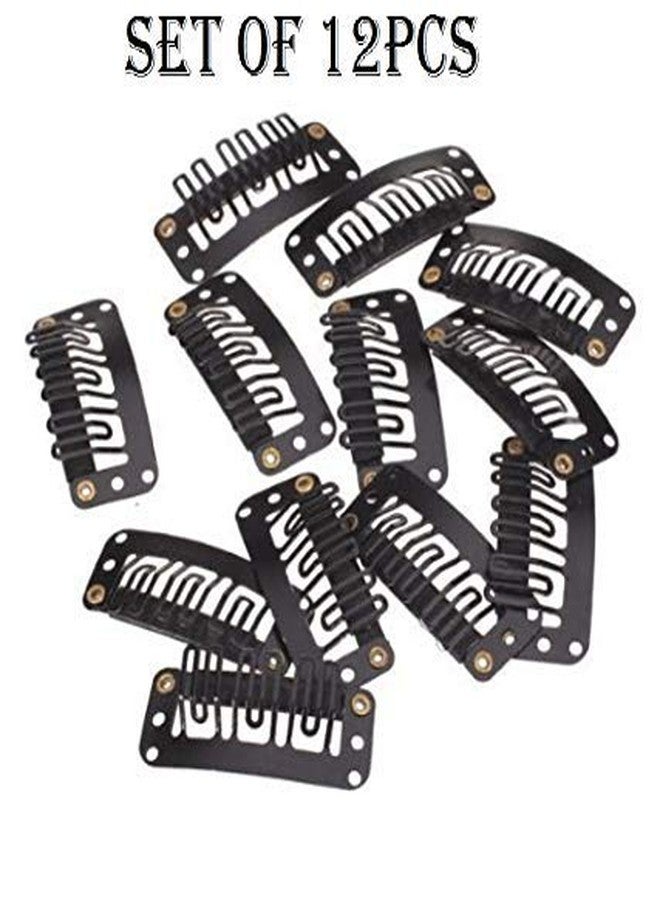 Foreign Holics Hair Extension Patches Wigs Clips And Tapes For Men And Women Wig And Extension Attachment Tape And Clip(12 Clips + Red Tape) - Image 5