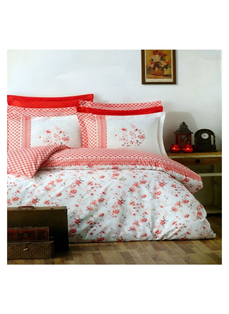 Family Bed - Flat Bed sheet Set 100% Cotton 4 pieces size 240 x 250 cm Model 1021 from Family Bed - Image 1