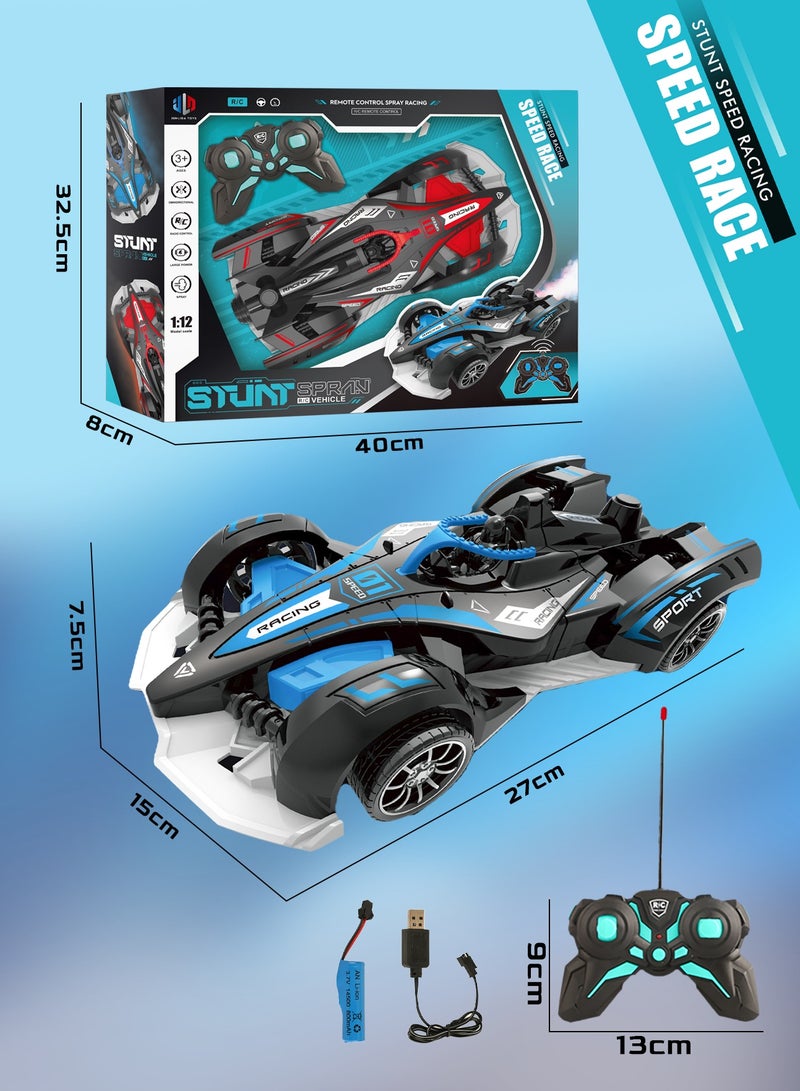 1:12 Remote Control Drift Vehicle with LED Spray Effect, Omnidirectional Wheels & Rechargeable Battery  - Image 5
