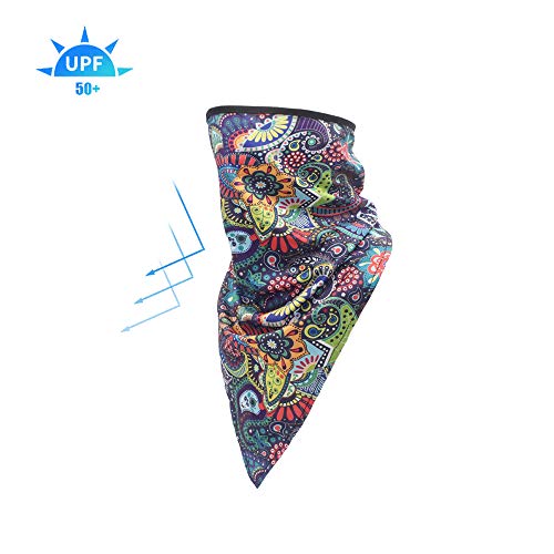 TClian Women UPF 50+ Face Mask Sun Protection Fashion Colorful Neck Gaiter Scarf (FCM-03) - Image 3