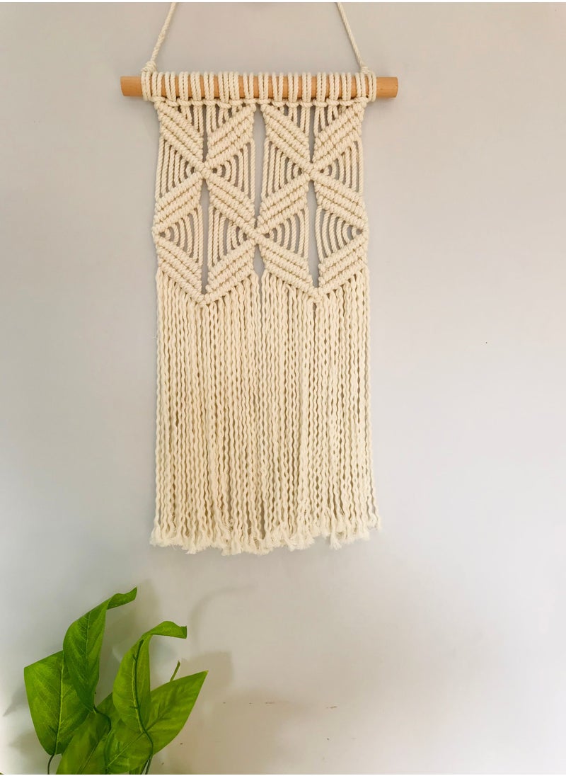 ماركة غير محددة ديكور حائط مكرمية 60*30 سم  - Image 3