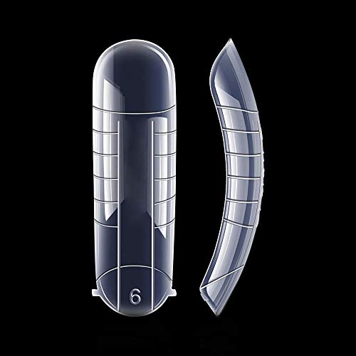 Liffly 240PCS Dual Forms Nail Mold for Poly gel UV Gel 12 Size With Scale - Image 2