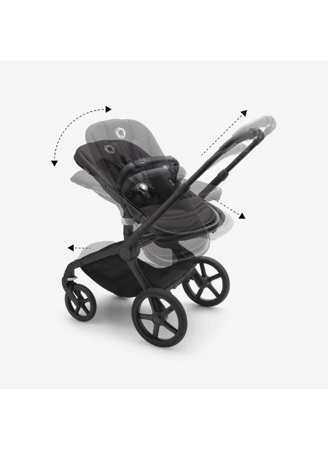 Bugaboo Fox 5 All - Terrain Stroller, 2 - In - 1 Baby Stroller With Full Suspension, Easy Fold, Spacious Bassinet, Extendable Toddler Seat, One - Handed Maneuver Ability ( Grey Melange)