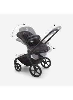 Bugaboo Fox 5 All - Terrain Stroller, 2 - In - 1 Baby Stroller With Full Suspension, Easy Fold, Spacious Bassinet, Extendable Toddler Seat, One - Handed Maneuver Ability ( Grey Melange)  - Image 3