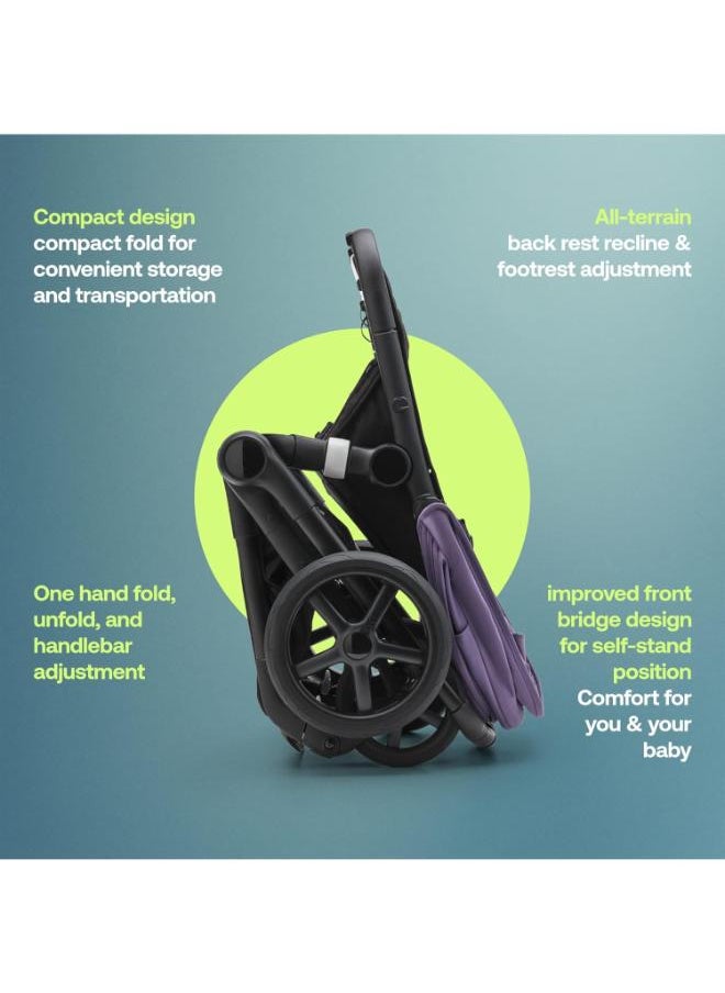 Bugaboo - Fox 5 All - Terrain Stroller, 2 - In - 1 Baby Stroller With Full Suspension, Easy Fold, Spacious Bassinet, Extendable Toddler Seat, One - Handed Maneuver Ability ( Grey Melange) - Image 1