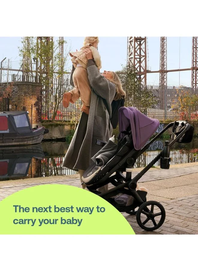 Bugaboo Fox 5 All - Terrain Stroller, 2 - In - 1 Baby Stroller With Full Suspension, Easy Fold, Spacious Bassinet, Extendable Toddler Seat, One - Handed Maneuver Ability ( Grey Melange)