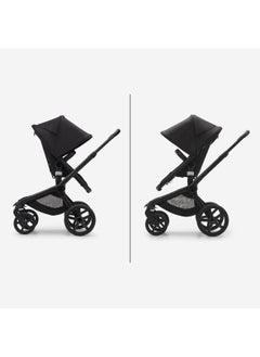 Bugaboo Fox 5 All - Terrain Stroller, 2 - In - 1 Baby Stroller With Full Suspension, Easy Fold, Spacious Bassinet, Extendable Toddler Seat, One - Handed Maneuver Ability ( Grey Melange)  - Image 2