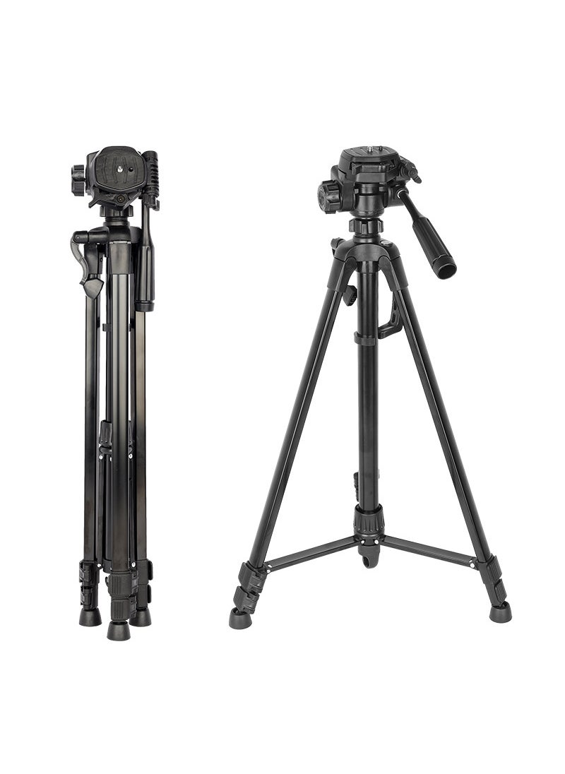 Generic 360 Tripod 1.7m DSLR Camera Telescope Fishing Light Stand 360 black + backpack + mobile phone clip + color box 