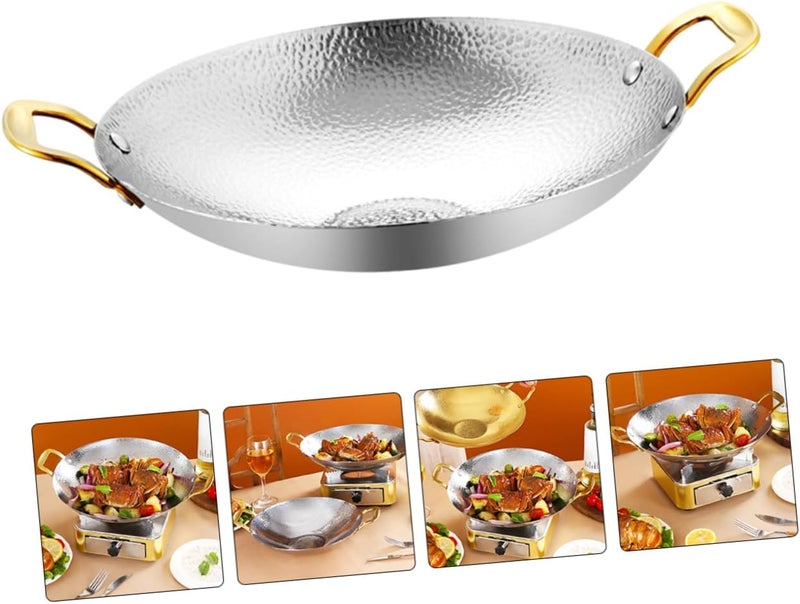 Heavy load resistant Double Handle Hammered Griddle Stainless Steel Pot Cooking Pot Kitchen Supply Fixed & portable compatible Widely used design Neat shape Global versatile design Full village delivery cover All item simple matching build Multi-market matching options Market mainstream color picks Low maintenance High precision lightweight material KSA local stock All-scene compatible build Local trackable shipment All space matching look All user affordable trusted quality Global production standard crafted Cost effective global grade quality Carefully selected material Changing environment compatible Safe material No overseas transit wait Reinforced edge Global upgraded economical craftsmanship Globally spread simple design - Image 2