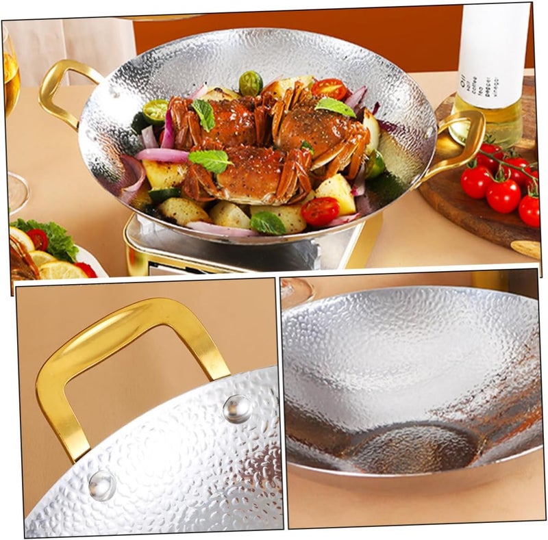 Heavy load resistant Double Handle Hammered Griddle Stainless Steel Pot Cooking Pot Kitchen Supply Fixed & portable compatible Widely used design Neat shape Global versatile design Full village delivery cover All item simple matching build Multi-market matching options Market mainstream color picks Low maintenance High precision lightweight material KSA local stock All-scene compatible build Local trackable shipment All space matching look All user affordable trusted quality Global production standard crafted Cost effective global grade quality Carefully selected material Changing environment compatible Safe material No overseas transit wait Reinforced edge Global upgraded economical craftsmanship Globally spread simple design - Image 5