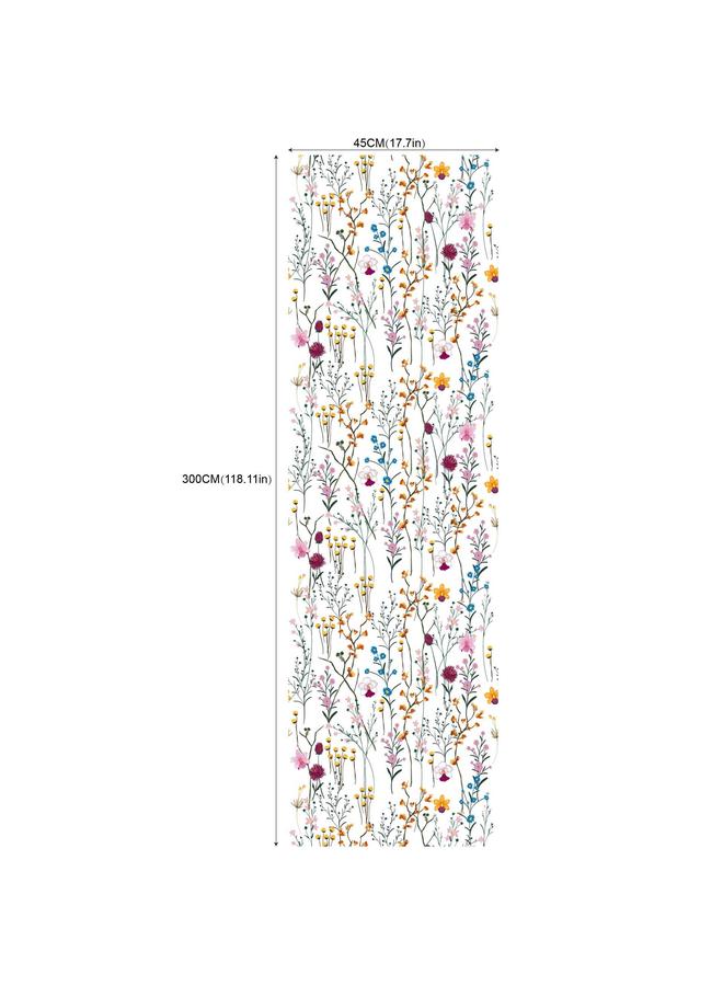 Bluejw Watercolor Flower Terrazzo Cross Border Hot Selling Self-adhesive Wallpaper Transformation Removable Wall Sticker RW041-053 - Image 1
