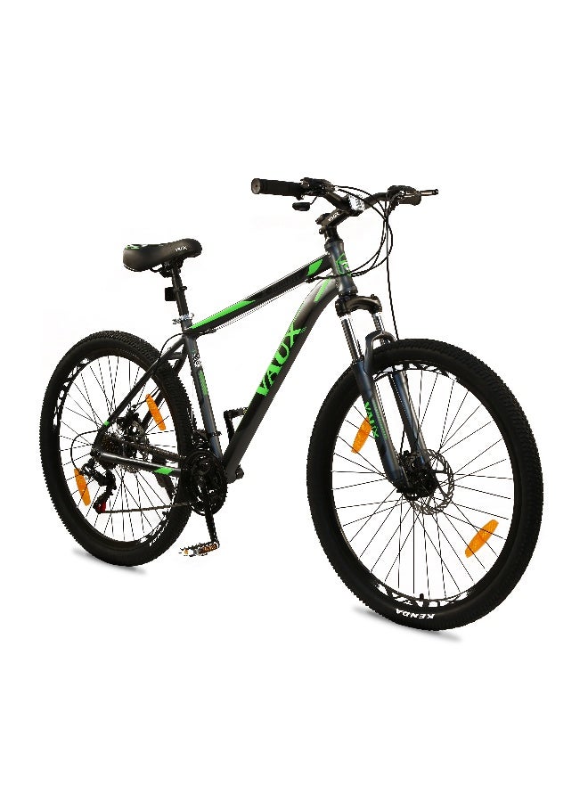 Vaux X-Mount Gear Cycle For Men 27.5T With Aluminium Alloy Frame And Disc Brakes, Multispeed Mtb For Adults With 21 Shimano Gears, Lockout Suspension, Kenda Tyres - Image 2
