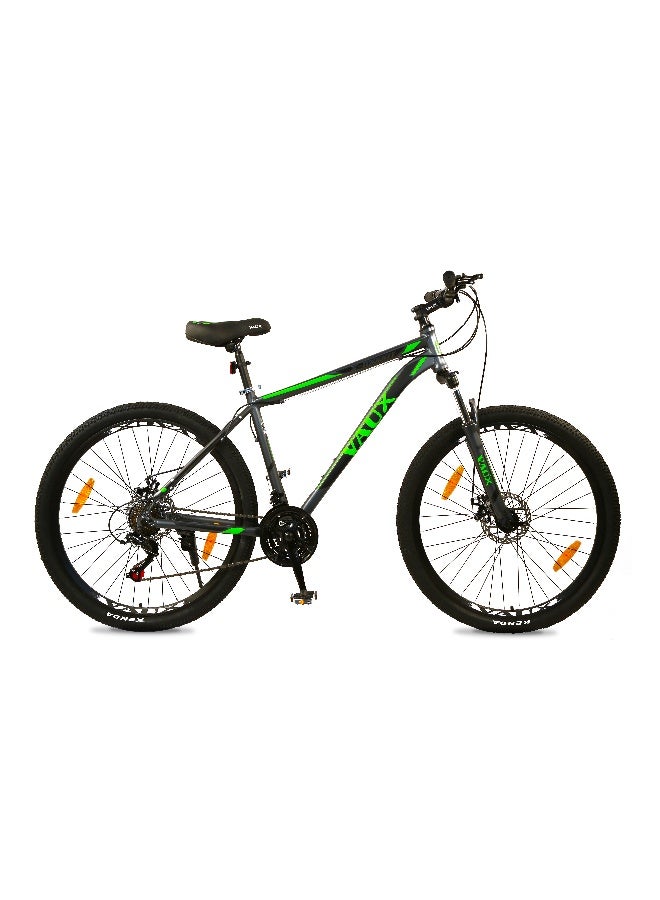 Vaux X-Mount Gear Cycle For Men 27.5T With Aluminium Alloy Frame And Disc Brakes, Multispeed Mtb For Adults With 21 Shimano Gears, Lockout Suspension, Kenda Tyres - Image 1