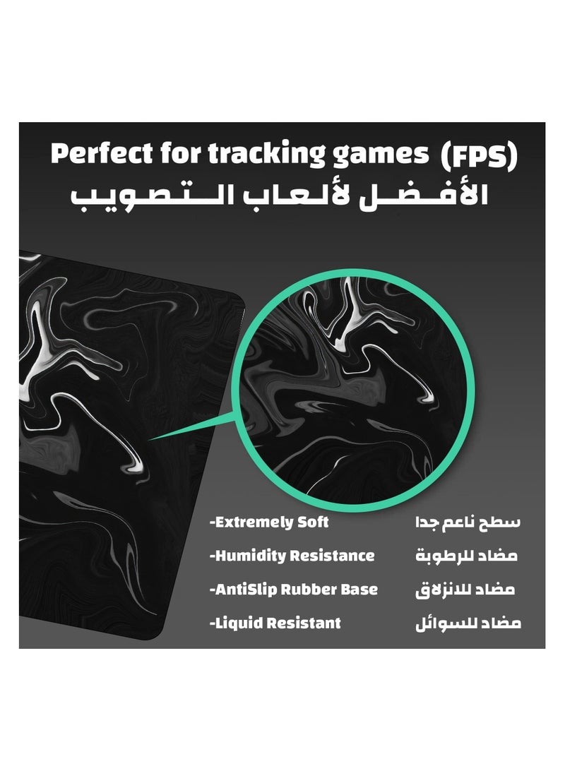 YASA GAME Extended Large Gaming Mouse Pad 100 X 50 cm XXL Full Desk Art style & Mousepad Non-Slip Rubber Base Big Keyboard Mat with Stitched Edges water resist for Gaming from Yasa ( Verotex ) - Image 3