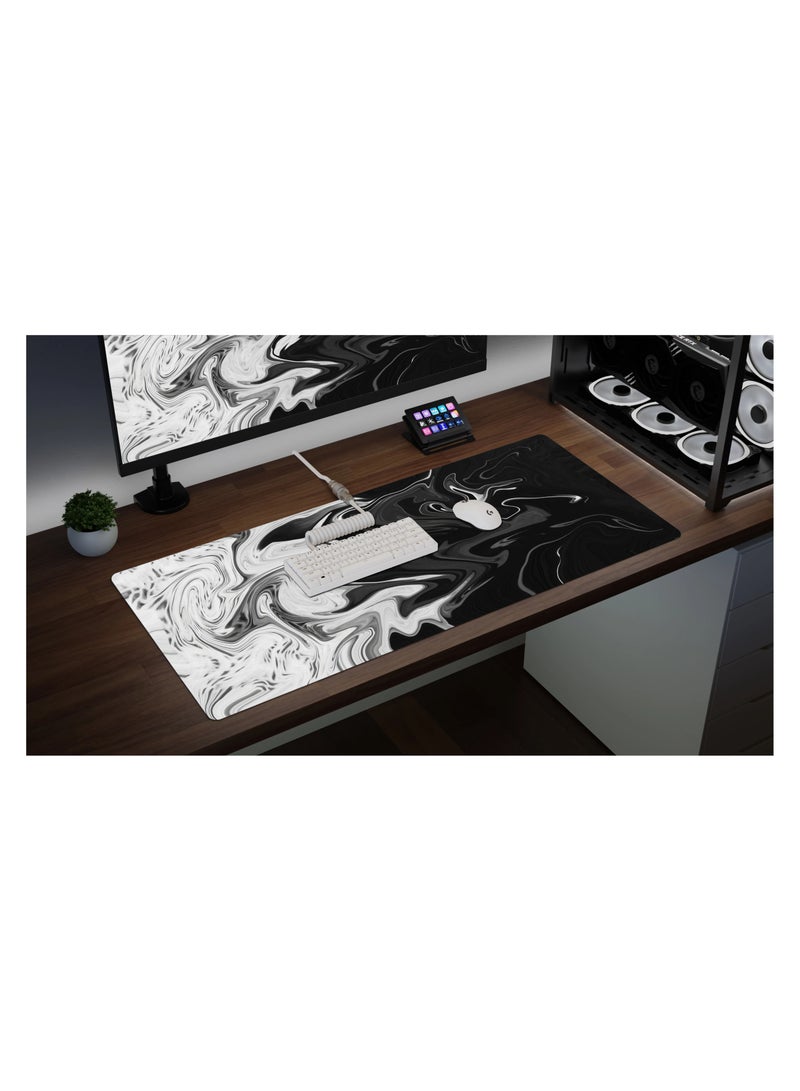 YASA GAME Extended Large Gaming Mouse Pad 100 X 50 cm XXL Full Desk Art style & Mousepad Non-Slip Rubber Base Big Keyboard Mat with Stitched Edges water resist for Gaming from Yasa ( Verotex ) - Image 5