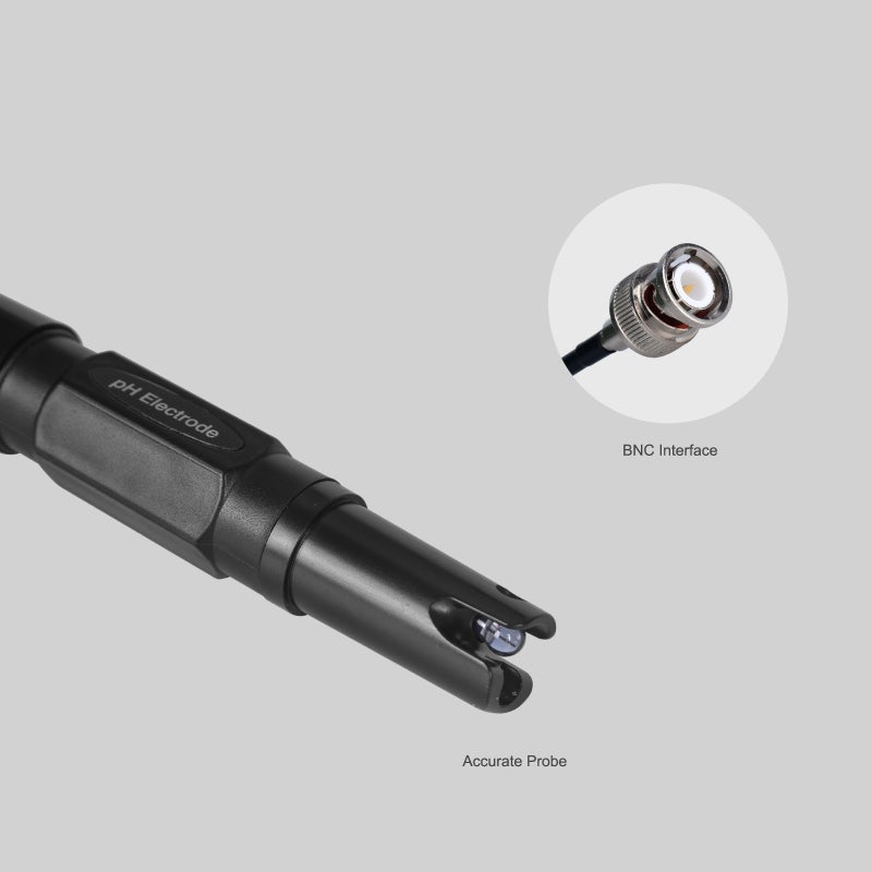 Professional Laboratory Electrode Aquarium Hydroponic Laboratory pH Electrode Probe BNC Controller Meter Connector - Image 5