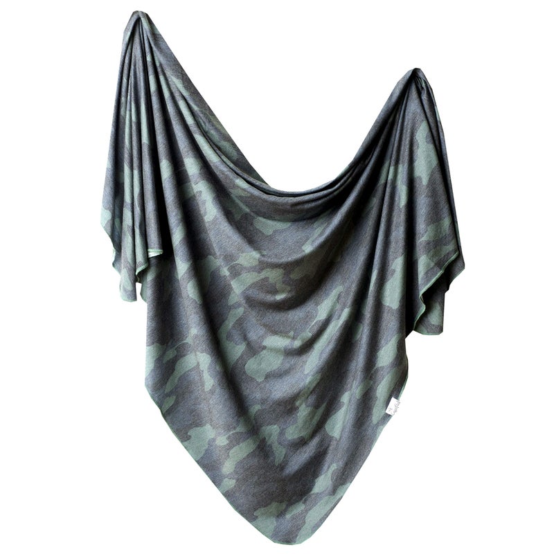Copper Pearl Baby Swaddle Blanket Premium Knit Baby Blanket Large Soft Stretchy Receiving Blankets for Baby Boy and Girl Swaddles for Newborn Infant and Toddler Hunter