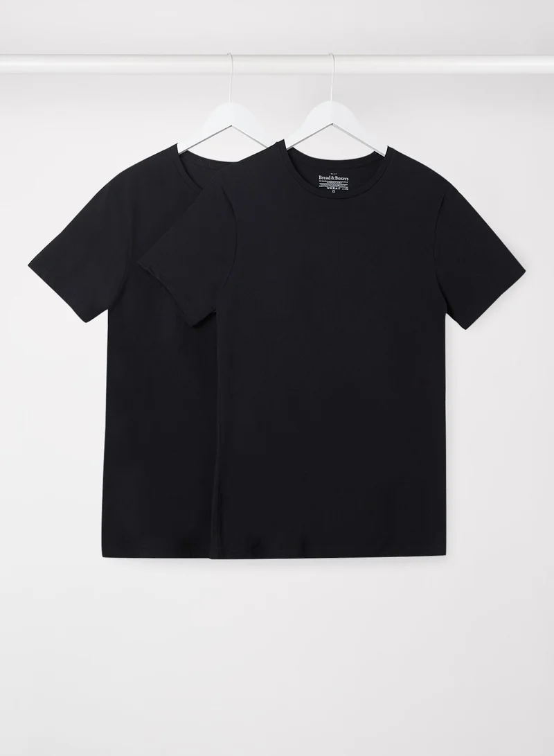 Bread and Boxers Crew Neck T-Shirt (Pack of 2)