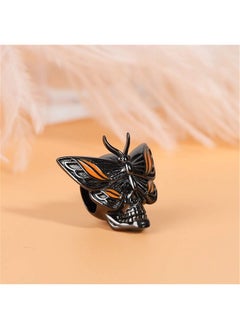 GNOCE Butterfly Skull Charm Bead Sterling Silver Black Plated Charm Bead Fit Bracelet Necklace For Women Girls Wife Daughter  - Image 2