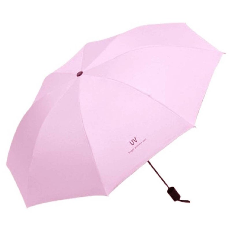 KEKEMI 3 Fold UV Plain Manual Sun & Rain Umbrella for Men & Women (Pack of 1) - Image 3