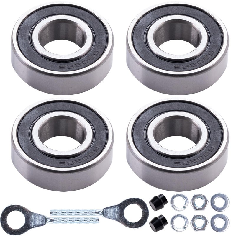 MRELC Mini Bike Front Rear Wheel Bearing Set fit for Coleman CT200U BT200X CT200U-EX Baja Warrior Heat Massimo MB165 MB200 196cc 200cc 6.5hp Powersports 6202RS Mini Bike Parts - Image 1