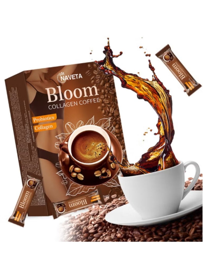 NAVETA Original Imported Coffee Bloom College Coffee 12 Sachets Diet Coffee  - Image 2
