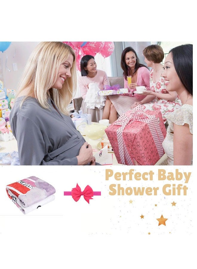 Kissy Baby Baby Monthly Milestone Blanket,Photo Blankets for Newborn Shower, Monthly Blanket for Days Weeks Months Year Baby Photography (75 * 100CM) - Image 2