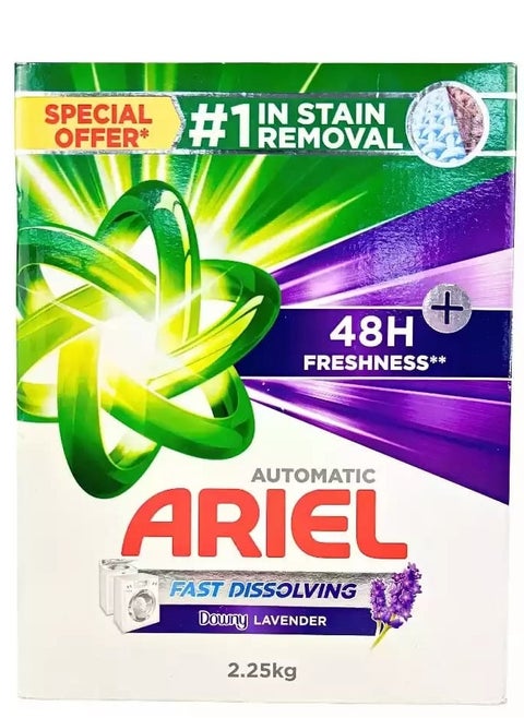 Ariel Automatic Downy Lavender Laundry Detergent Powder 2.25Kg