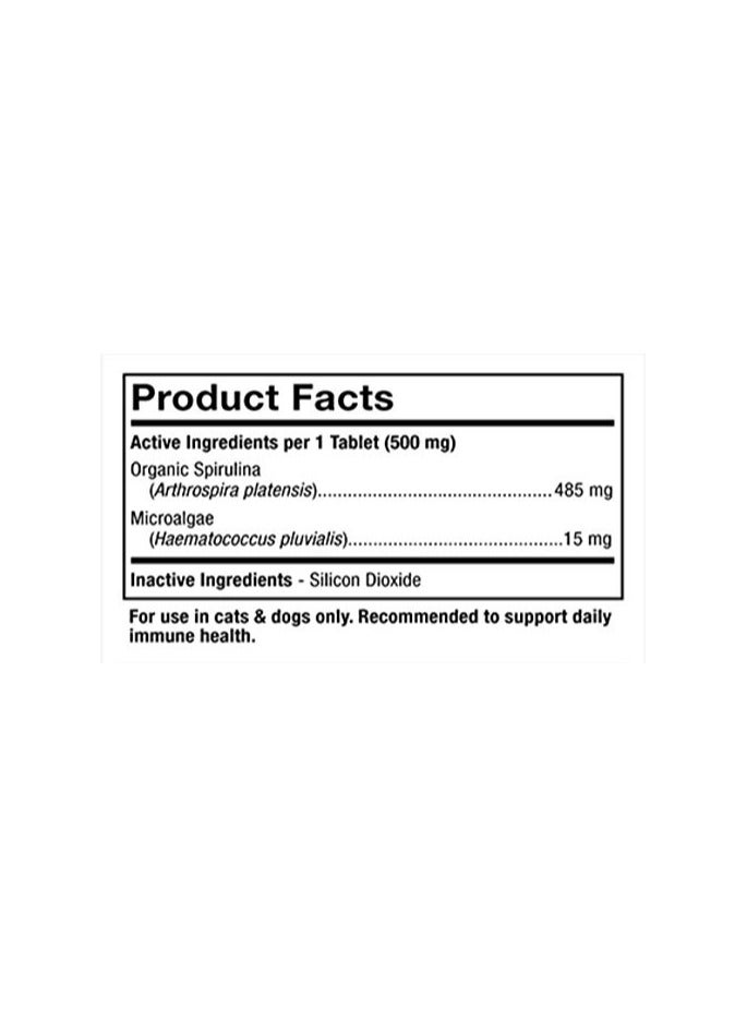 Dr. Mercola سبيروجرين، للقطط والكلاب، لدعم المناعة اليومية، 180 قرص، 3.17 أونصة (90 جرام) - Image 3