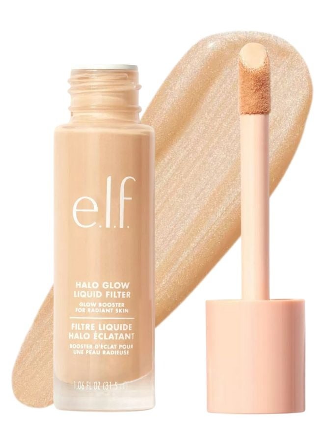 elf e.l.f. Halo Glow Liquid Filter Complexion Booster – Shade 0 Fair, 31.5ml | Illuminating Liquid Makeup for Radiant, Soft-Focus Glow | Infused with Hyaluronic Acid | Hydrating, Vegan & Cruelty-Free  - Image 1