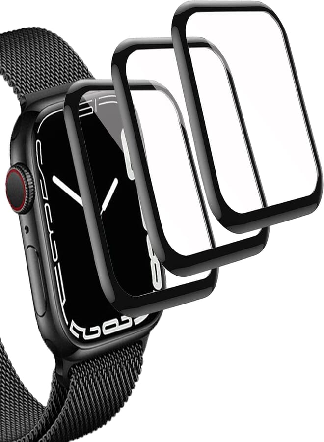 NINKI 3 Pack NINKI Screen Protector For Apple Watch Series 7 Screen Protector 45mm