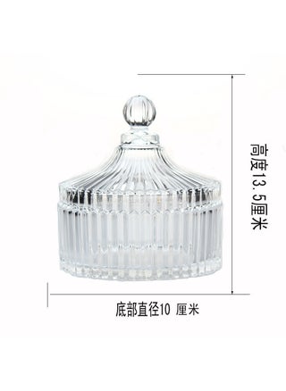 Wedding supplies transparent glass candy jar with lid Crystal storage jar candy candy jar candy cube candy snack jar 48 PCs per box in China and Mongolia 48 PCs per box in China and Mongolia - pzsku/Z77EA5E1B6EA648491377Z/45/_/1720111429/9b1f405a-6284-40ff-ac99-c996c9066442