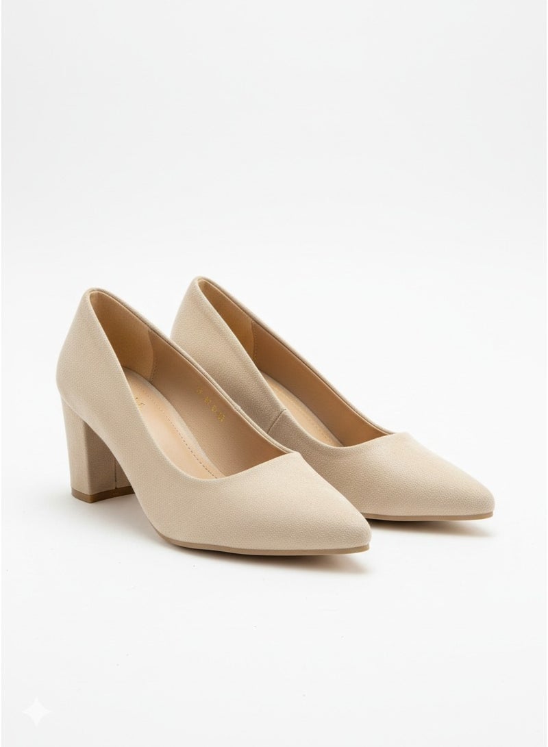 Vbranda Elegant high-heel shoes suede with a classic design R-800 - Image 3