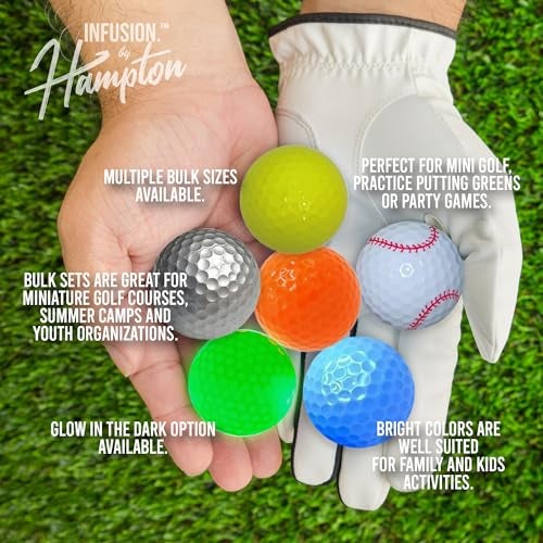 Infusion Miniature Golf Balls, White Mini Golf Balls - Image 4