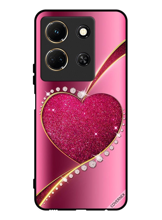 Covernex Protective Case Cover For Infinix Note 30 Diamond Glitter Heart - Image 1