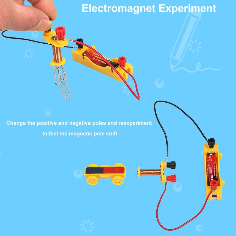 EXBEPE Large Science Lab Magnet Kit Physics Electromagnet Experiment Set for School Education Science Experiment Tools Teacher Supply - Image 3