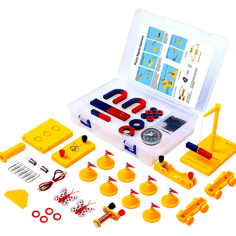 EXBEPE Large Science Lab Magnet Kit Physics Electromagnet Experiment Set for School Education Science Experiment Tools Teacher Supply - Image 1