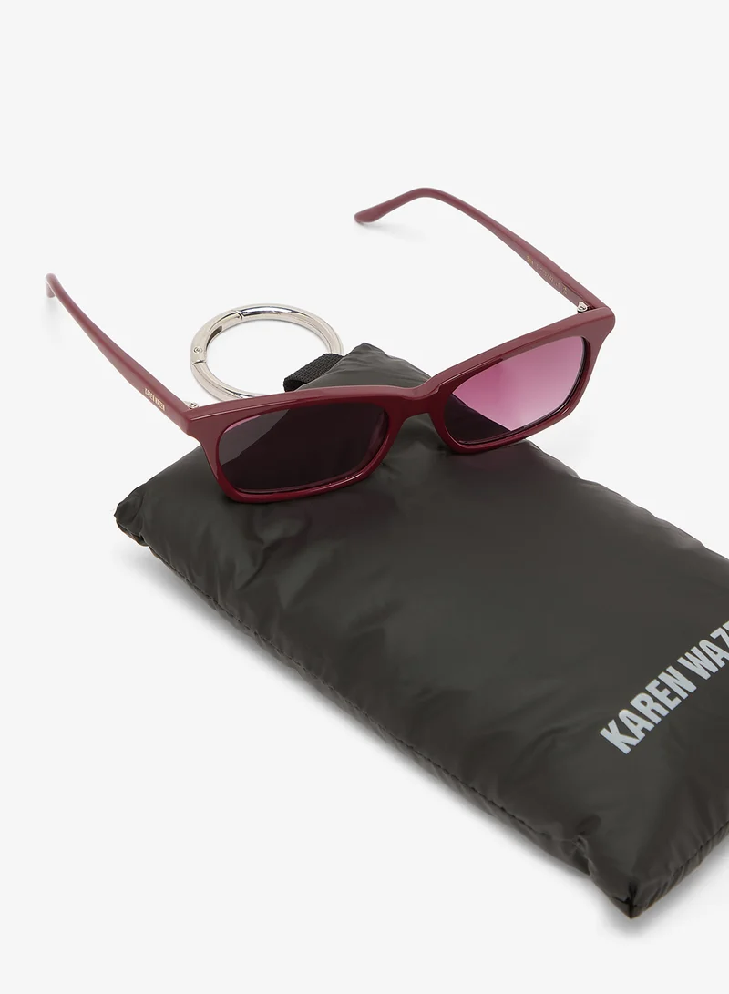 KAREN WAZEN  Oval Sunglasses for Women | Best Price UAE