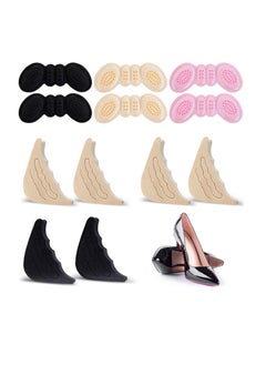 Toe Filler Inserts Adjustable Shoe Heel Grip Liner Insert for Improving Fit Protection Prevent Blister Unisex 6 Pairs