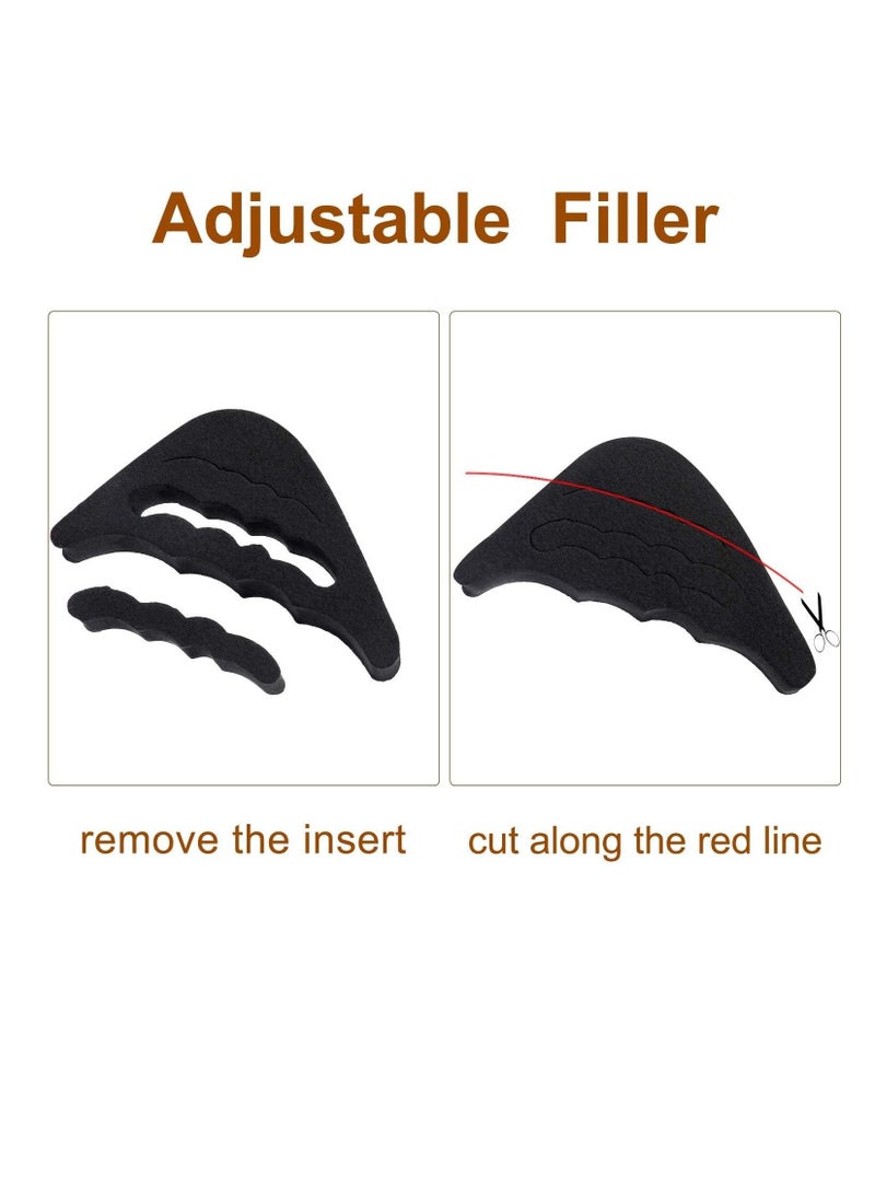 SYOSI - Toe Filler Inserts Adjustable Shoe Heel Grip Liner Insert for Improving Fit Protection Prevent Blister Unisex 6 Pairs - Image 1