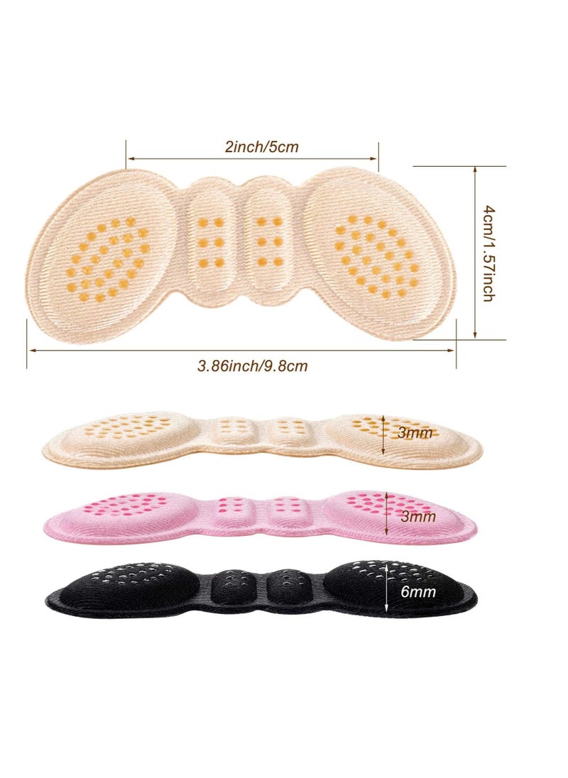 SYOSI - Toe Filler Inserts Adjustable Shoe Heel Grip Liner Insert for Improving Fit Protection Prevent Blister Unisex 6 Pairs - Image 1