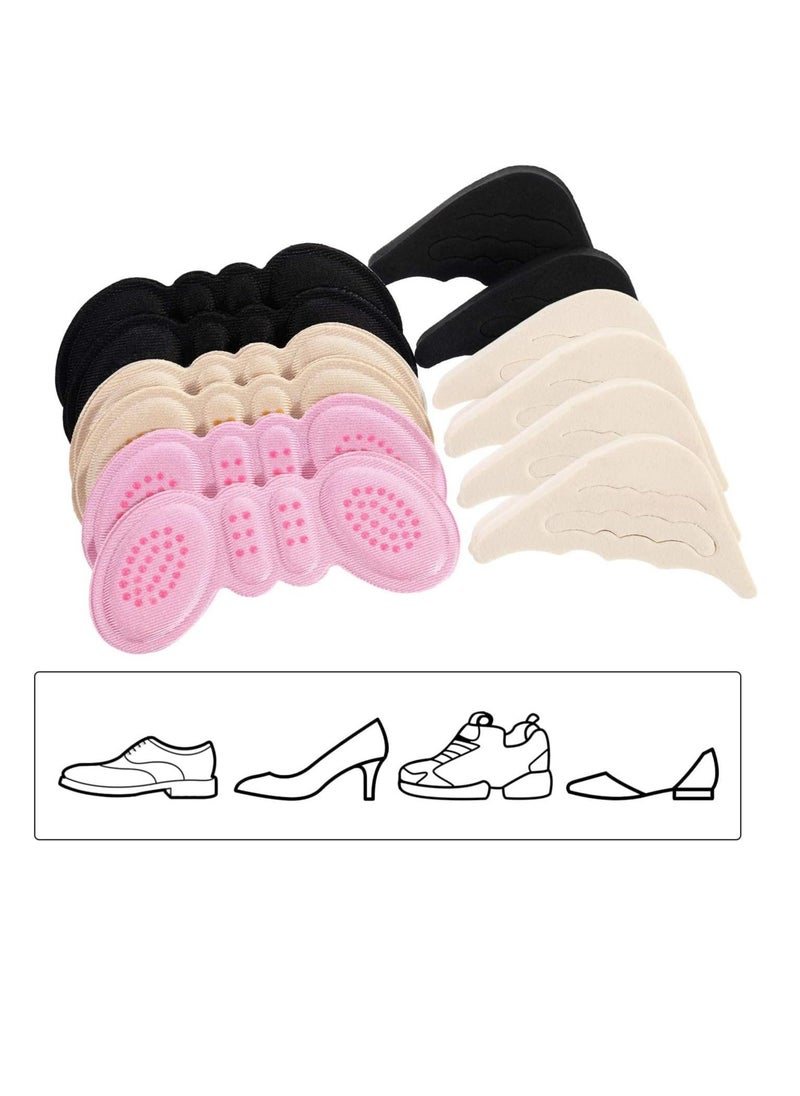 SYOSI - Toe Filler Inserts Adjustable Shoe Heel Grip Liner Insert for Improving Fit Protection Prevent Blister Unisex 6 Pairs - Image 1