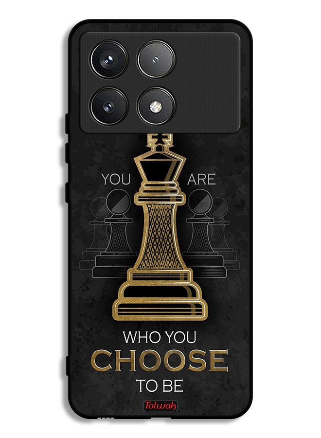 Tolwak Xiaomi Redmi K70 Pro Protective Case Cover You Are Who You Choose To Be - Image 1