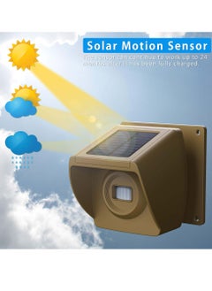 Generic Solar Powered Driveway Alert System, 1800ft Wireless Range Outdoor Motion Sensor Detector, Weather Resistant Rechargeable Battery Alarm  - Image 5