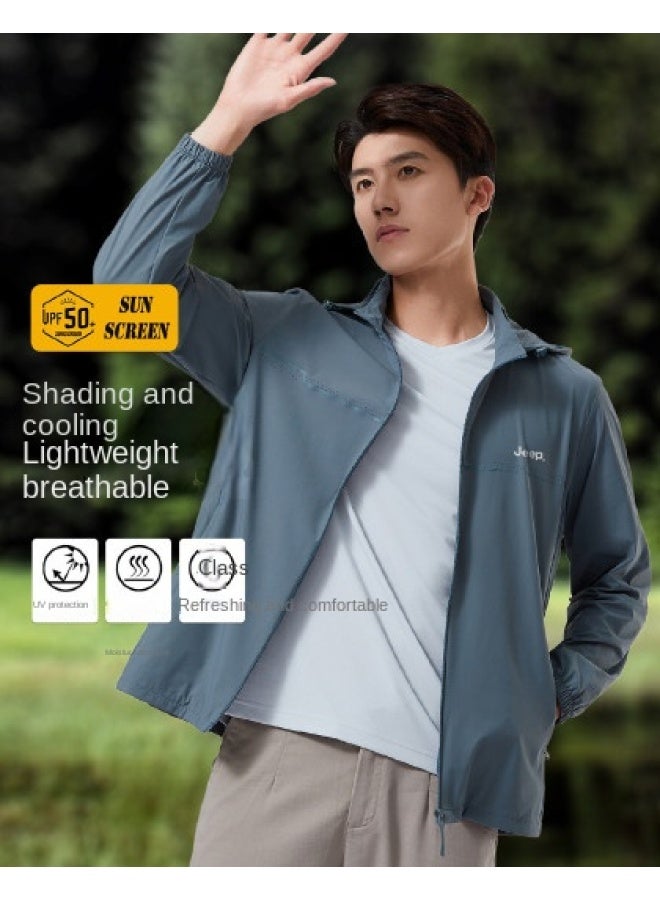 Jeep Upf50+】men's Lightweight Breathable Fashionable Casual Versatile Sun Protection Jacket - Image 1