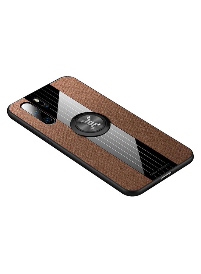 The Bros Case For Huawei P30 Pro Stitching Cloth Textue Shockproof TPU Protective Case with Ring Holder