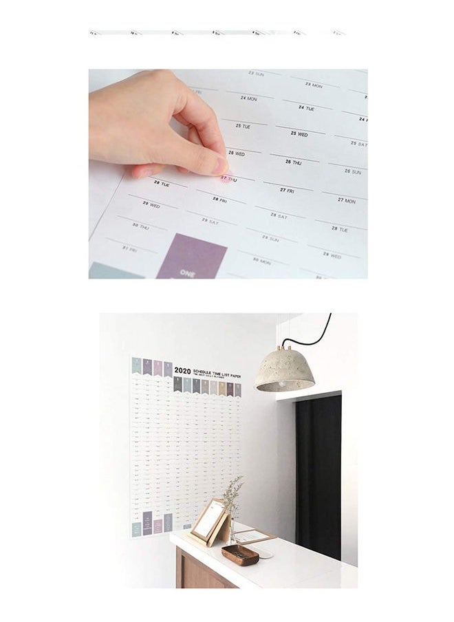 Muyixin 1Pc Agenda 2023 2023 365Days Morandi Schedule Cute Calendar Daily Planner Notes Very Large Study To Do List Kawaii School Supplies  - Image 2