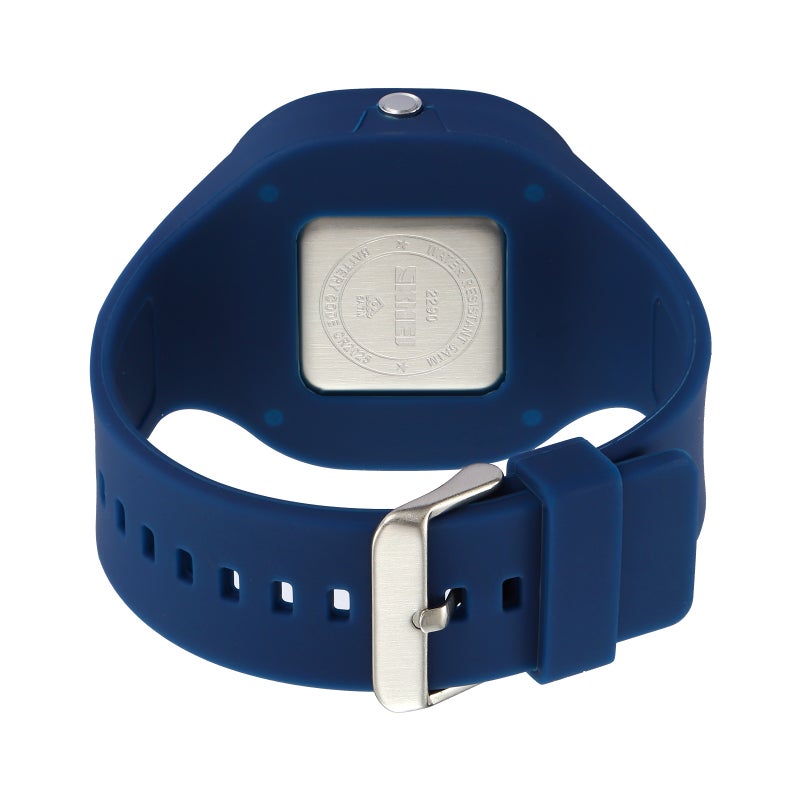Women's Versatile Electronic Watch, Simple Waterproof Digital Watch with High Appearance for Female Students/white - Image 2
